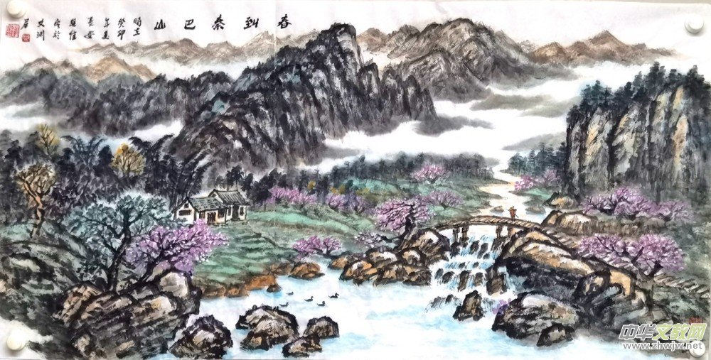 山水從心生,詩(shī)意塑性情——淺談嚴(yán)維佳的山水畫(huà) 山水從心生,詩(shī)意塑性情——淺談嚴(yán)維佳的山水畫(huà)